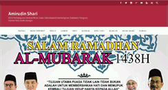 Desktop Screenshot of amirudinshari.com